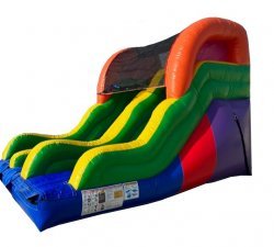 double20trouble20inflatable20slide20rental20tulsa20oklahoma20fayetteville20arkansas202 748243212 Double Trouble Dual Lane Dry Slide