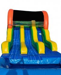 double20trouble20inflatable20water20slide20rental20tulsa20oklahoma20fayetteville20arkansas203 301132082 12ft Double Trouble Dual Lane Water Slide