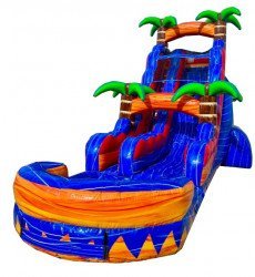 20ft Tropical Island Water Slide