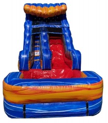 fireblast20tsunami20inflatable20water20slide20rental20tulsa 1 13ft Fireblast Tsunami Water Slide