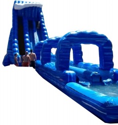 blue20crush20inflatable20water20slide20rental20tulsa20oklah 1 27ft Blue Crush Water Slide