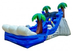malibu20beach20inflatable20water20slide20rental20tulsa20okl 5 18ft Malibu Beach Double Lane Water Slide