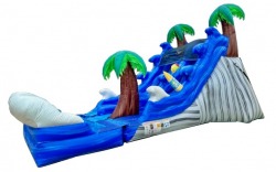 18ft Malibu Beach Double Lane Water Slide malibu20beach20inflatable20water20slide20rental20tulsa20okl 7 18ft Malibu Beach Double Lane Water Slide