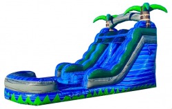 maui20falls20inflatable20water20slide20rental20tulsa20oklah 1 15ft Maui Falls Double Lane Water Slide