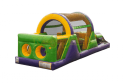 30' Lime Green Backyard Obstacle Challenge