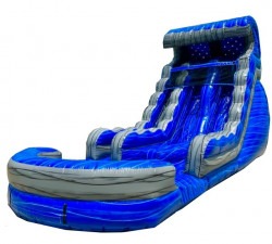 18ft Ocean Bliss Double Lane Water Slide