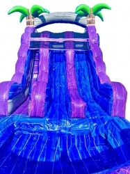 purple20rain20inflatable20water20slide20rental20tulsa20okla 1 15ft Purple Rain Double Lane Water Slide