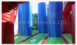 95ft Radical Run Green & Red Obstacle Course radical20run20green2020red20obstacle20course20rental20tul 7 95ft Radical Run Green & Red Obstacle Course