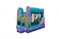 backyard bounce house combo rental little princess tulsa ok 2 1723 Backyard Combo Little Princess