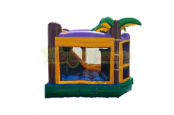 backyard bounce house combo rental tropical mardi gras tulsa ok 4 Backyard Combo Tropical Mardi Gras